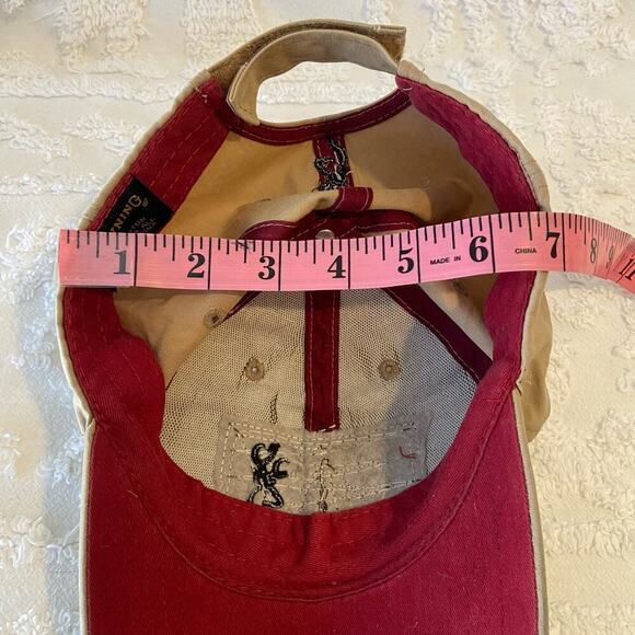 BROWNING Distressed Ball Cap Hat Men's Sz OS Trucker Casual Streetwear Sporty - Picture 8 of 8